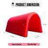 Inflatable Sports Tunnel Entrance with Blower Inflatable Tunnel Tent for Business Advertising Event Exhibition 20X10x11Ft Red view 2