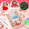 24 Pack Valentines Day Party Favors for Kids Coloring Books Scratch Craft Art Valentine's Day Classroom Gifts Class Prize Bulk Birthday Party Goodie Bag Stuffer with Drawing Stick Pencils Bag view 3