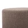Howard Elliott Collection No-Tip Cylinder Round Ottoman Pouf with Polyester Cover Multi-Use Footstool, Side Table or Seat for Living Room or Bed Room 17" x 17" - Chocolate Brown view 4