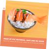 COOLHIYA 4Pcs Realistic Japanese Sushi Rice Fake Food Models for Photography Props Play Food Display Decoration view 4