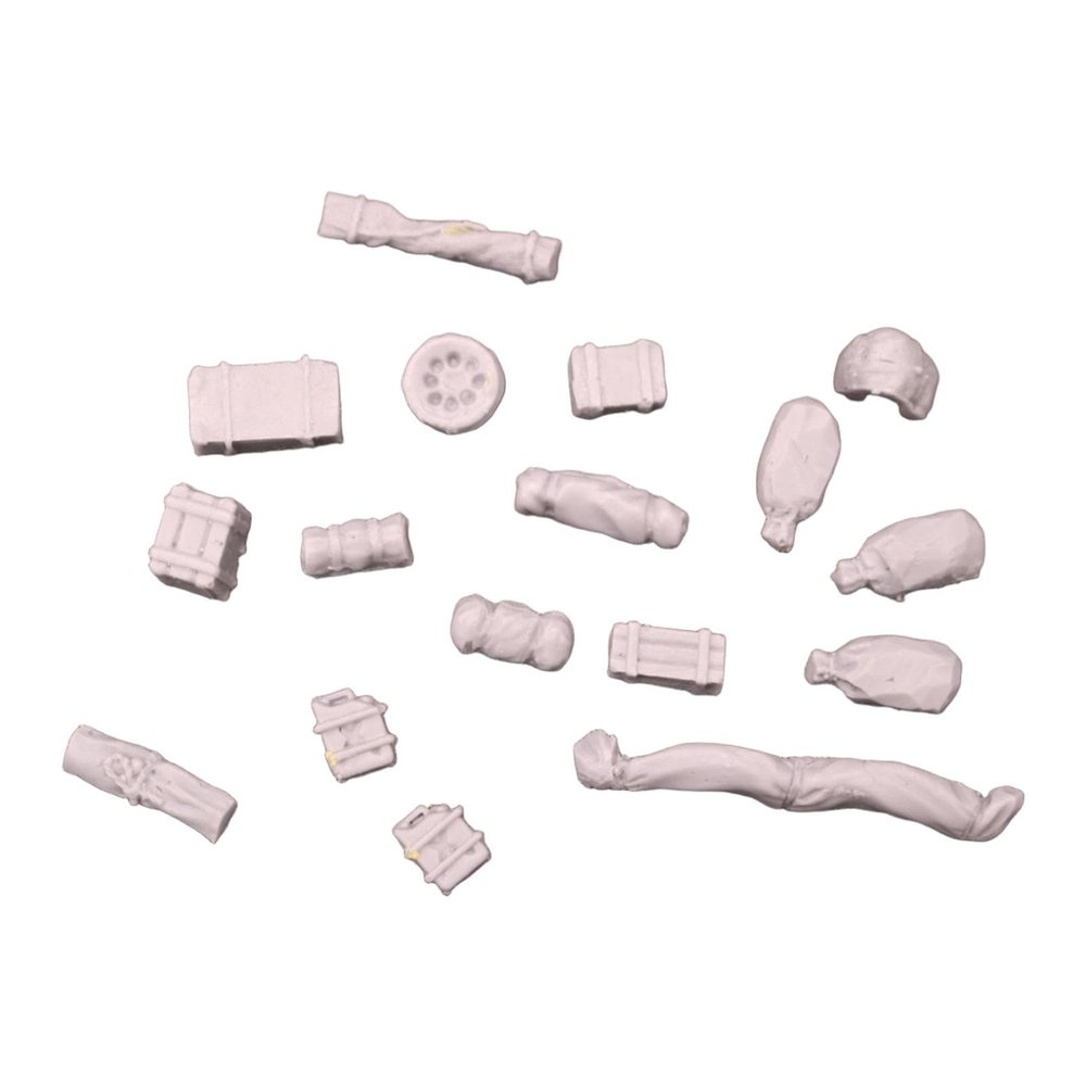1:72 Scale Terrain Scenery Resin Model DIY Scene Decoration Realistic Unpainted Ornaments Accessories Replenishment Set