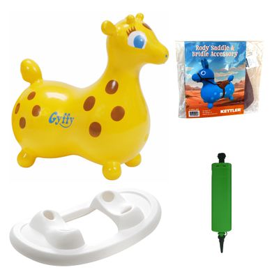 Gymnic Rody with Rocking Base and Saddle (Gyffy & Rocking Base with Saddle)