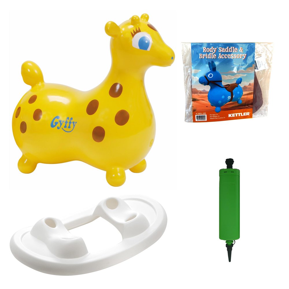 Gymnic Rody with Rocking Base and Saddle (Gyffy & Rocking Base with Saddle)