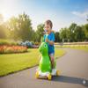 Gymnic Rody with Speedy Base and Saddle (Lime Green Rody & Speedy Base with Saddle) view 2