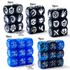 36pcs 12MM Abilities Keywords Counter Dice MTG Dice 1/+1 Counters Bulk Creature Stats Buff Tokens Dice Set (Multicolors) view 3
