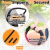 3 Pcs Universal Stroller Handlebar Cover (1 Pack18.7*6.1in & 2 Pcs 6.12*5.5in), Removable Wrap for Stroller Handle & Pushchair Armrest Protector Replacement,Toddler Pram Bumper Dustproof Handle Glove view 4