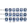 36pcs 12MM Abilities Keywords Counter Dice MTG Dice 1/+1 Counters Bulk Creature Stats Buff Tokens Dice Set (Multicolors) view 2