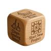 2026 Creative Decision Dice, Handmade Wooden Patchwork Decision Dice Perfect for Date Night Couple Wedding Handmade Gift for Sewing Enthusiasts (2) view 1