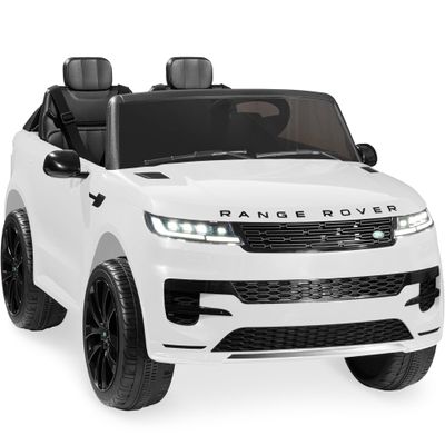 Best Choice Products Kids 24V 2-Seater Licensed Range Rover Sport Electric Ride On Car Truck w/ 132lb Weight Capacity, Parental Remote Control - White