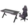 2Pcs Dollhouse Furniture 1:12 Scale Miniature Gaming Desk and Chair for Dollhouse Scene Model Decorations Desk Accessories Miniatures view 1