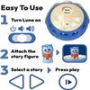 LUNA STORYTIME Sleepytime Sloth Figurine Cartridge  7 Calming Audio-Visual Scenes with Relaxing Music & Nature Sounds | Screen-Free Bedtime Routine for Kids Ages 25 view 4
