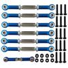 Aluminum Adjustable Turnbuckles Camber Link Set for 1/10 Slash 2WD/4X4, Rustler, Stampede, Hoss 4X4, Bandit, X-01  Replacement for #3745, 3139, 3139A, 1935, 3644, 3741X, 3741A view 1