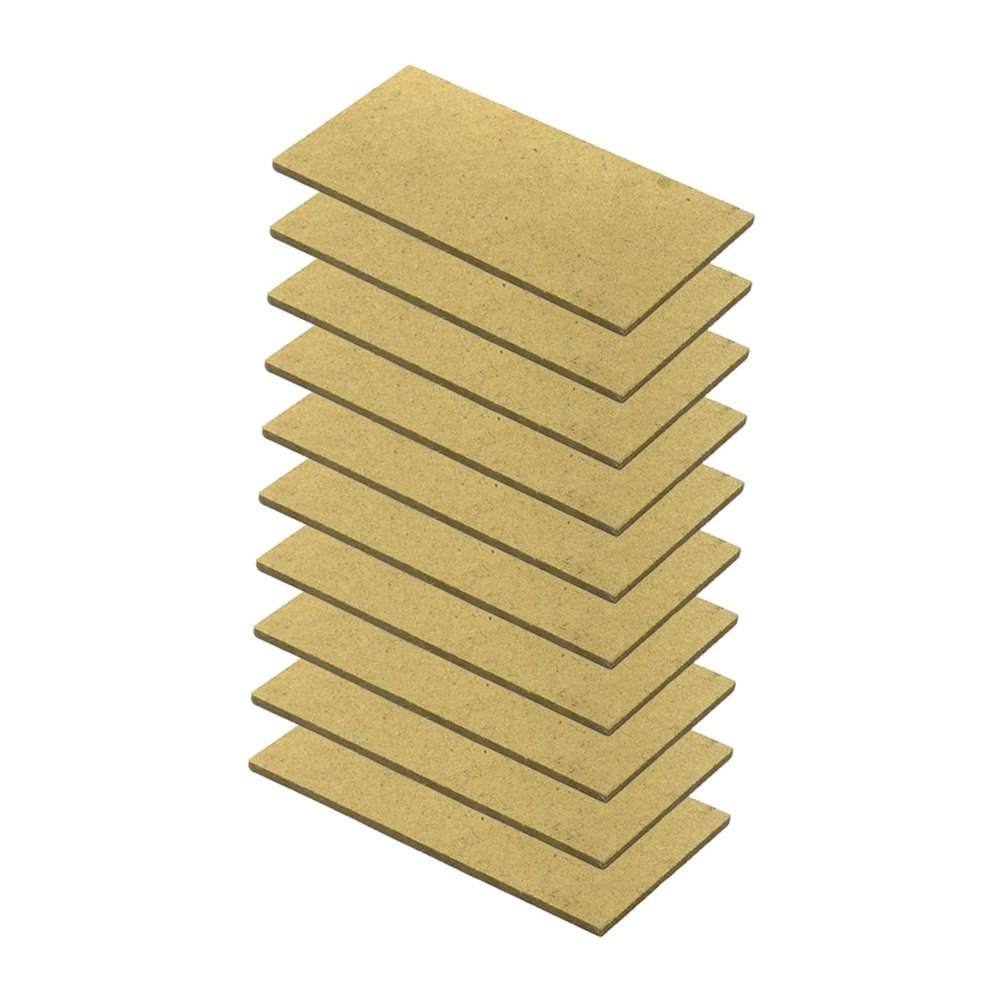 FytStycale 10 Pieces Building Model Baseplates Foundation Boards DIY Architecture Supplies Wood Base Boards for Arts Crafts Handmade, 6cmx12cm
