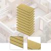 FytStycale 10 Pieces Building Model Baseplates Foundation Boards DIY Architecture Supplies Wood Base Boards for Arts Crafts Handmade, 6cmx12cm view 2