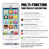 Cooplay Learning Smart Phone Toy Music Lullaby Song Touch Screen Type-C Recharable Cell Phone Mobile Yphone for Toddler Baby (Pack of 2) view 2