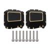38g Black Coating Brass Differential Axle Cover for 1/10 RC Crawler SCX10 PRO SCX10 III AR45 Upgrade view 1