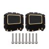 38g Black Coating Brass Differential Axle Cover for 1/10 RC Crawler SCX10 PRO SCX10 III AR45 Upgrade view 2