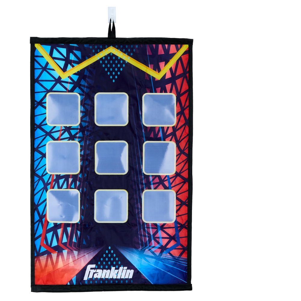 Franklin Sports Tic Tac Toe Target Toss Game Set - Indoor Bean Bag Toss Game for Kids + Adults - (10) Self-Stick Bags + XL Tic Tac Toe Scoring Target