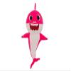 Adorable Shark Plush Toy, Soft Stuffed Animal, Kids Room Decor, Cartoon Character Design (Pink) view 1