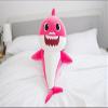 Adorable Shark Plush Toy, Soft Stuffed Animal, Kids Room Decor, Cartoon Character Design (Pink) view 2