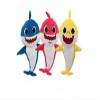 Adorable Shark Plush Toy, Soft Stuffed Animal, Kids Room Decor, Cartoon Character Design (Yellow) view 3