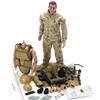 12 Inch Soldier Action Figure Model, 1/6 Realistic Army Military Navy Seal Model Set with Weapons and Accessories for Adults Military Lovers to Collect and Gift (Navy Seal Soldier) view 2