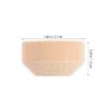 Kisangel 50pcs Wooden Doll Pin Holder Bases Wooden Round Peg Stand Base DIY Craft Supplies for Painting Art Projects and Doll Accessories Home Decoration view 2