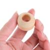 Kisangel 50pcs Wooden Doll Pin Holder Bases Wooden Round Peg Stand Base DIY Craft Supplies for Painting Art Projects and Doll Accessories Home Decoration view 3