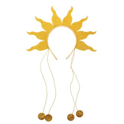 BESPORTBLE Flame Headband: Flashing Flame Headband For Girls And Boys - Fun And Exaggerated Fire Hairpiece For Birthday Parties Holiday Events Cosplay