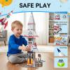 AFUNX Magnetic Tiles Space Rocket Set,46 PCS Magnetic Building Blocks for Kids 3+, STEM Learning Toys, Safe & Durable Creative Construction Play, Gift for Boys & Girls view 4