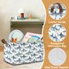 Oeaskly Sharks Storage Bin with Handles, Basket Storage Organizer for Shelves, Closet, Nursery, Book, Laundry Hamper & Home Decor view 3