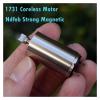 USUFKCXDG 17mm*31mm 1731 Mute 7-Pole Rotor Big Coreless Electronic Starter DC 6V-12V High Speed NdFeB 1.5mm*5mm Flat Shaft view 2