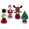 4Pcs Solar Dancing Figurines Swinging Bobble Head for Cars Include Snowman Santa Tree Deer Novelty Happy Christmas Decorations for Kids Adults Christmas Toys for Kids Toys Dancing Toy view 1