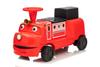 12V Ride on Train Trackless, 2 Seater Kids Ride on Toy Licensed by CHUGGINGTON with Removable Storage Chair, Light, Music, Rubber Wheels, Kids Electric Car for Boys Girls 3+ (Without Carriage)-Red view 1