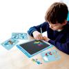 LEXiBOOK, The Smurfs, Magic Slate, Artistic and Creative Toy for Girls and Boys, Multicoloured Drawings, 28 cm Screen, Includes 1 Stylus and 6 Stencils, Blue, CRT10SF view 4