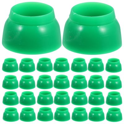Abaodam 50pcs Plastic Nut Covers for Playground Equipment - Slide Bolt Safety Caps M10 Screw Cap Nuts for Kids Play Area - Protective Plastic Bolt Covers