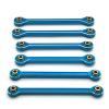 Compatible with MJX 10208 for Monster 1/10 RC Car Upgrade Parts Accessories Pull Rod Link Rod Steering Rod Set RC Car Accessories view 1
