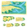 HEMOTON Geography Model: Educational Terrain Contour Map - Science Topographic Learning Tool for Physical Geography Science Fair Projects Home School Use view 1