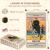 BWTY Best wishes to you Cat Tarot Cards for Beginners with Meanings on Them Beginner Guided Cute Tarot Deck with Gold Foil Edge Standard Size view 4