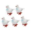 WHAMVOX 5pcs Wind-up Clockwork Pigeon for Cartoon Simulation Playthings Educational to Enhance Tactile Skills and Color Recognition view 1