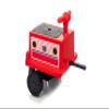 12V Ride on Train Trackless Carriage, Train Carriage with Removable Storage Chair, Rubber Wheels for Boys Girls-Red view 1