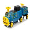 12V Ride on Train Trackless, 2+ Seater Kids Ride on Toy Licensed by CHUGGINGTON with Removable Storage Chair, Light, Music, Rubber Wheels, Kids Electric Car for Boys Girls 3+ (Carriage with Included) view 1