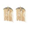 6.8 * 4.8cm Retro Tassel Alloy Animal Earrings,golden,6.8 * 4.8cm view 1