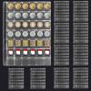 462 Pockets Coin Collection Pages,11 Sheets Standard 9 Hole Pocket Inserts for Binder,Holds 42 Coins per Page for Penny Nickel Dime Quarter,Clear Collecting Supplies for Stamp Badge view 1