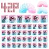 Cocurb 42 Pack Mini Ocean Spring Party Favors for Kids 4-8, Bulk Magic Fidget Stress Coil Toys for Carnival Prize, Birthday Goodie Bag Stuffers,Classroom Prize for Boys Girls 8-12 view 1