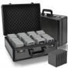 160+ 4 Row Graded Card Storage Box with Combination Lock, Aluminum Alloy Sports Card Case  Fits PSA, BGS, SGC, Toploaders & One Touch  Durable Slab Organizer for Baseball, Football, TCG, MTG Cards view 1