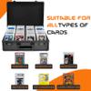 160+ 4 Row Graded Card Storage Box with Combination Lock, Aluminum Alloy Sports Card Case  Fits PSA, BGS, SGC, Toploaders & One Touch  Durable Slab Organizer for Baseball, Football, TCG, MTG Cards view 3