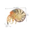 LALADEFIEE Realistic Simulation Nautilus Model for Lifelike Animal Ornament Educational Artificial Nautilus for Bedroom Decor and Photo Props Unique Shaped Design view 2