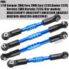 hopsupRC RC Steering Links Composite Link Upgrades Part for 1/10 Gorgon 2WD,Fury 2WD,Fury 223S,Quake 223S,Vorteks 2WD,Vorteks 223S,Aluminium Adjustable Turnbuckles Links,Replace #ARA330753 Navy Blue view 2