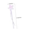COOLHIYA 3Pcs Fairy Sticks White Pentagram Glitter Wands for Costume Cosplay Birthday Party Playthings Safe Mild Material Handheld Fairy Wands 3pcs view 2